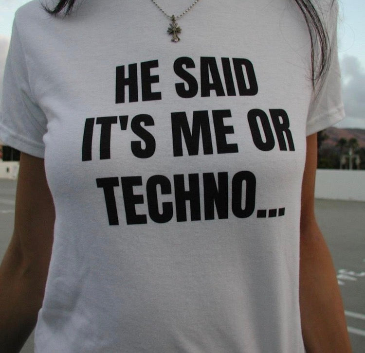 "I miss him sometimes" print baby Tee